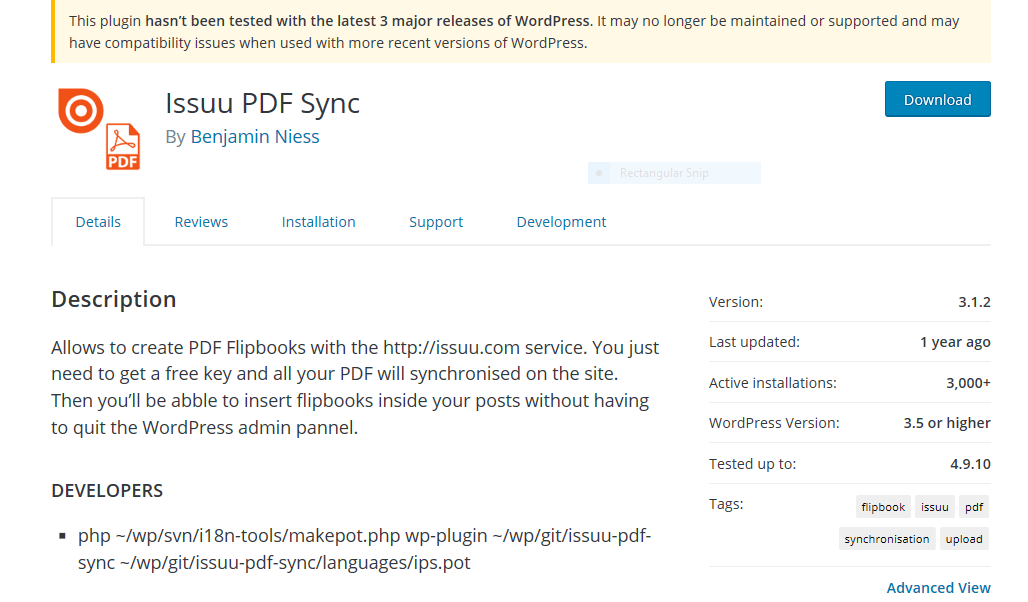 issuu flipbook WordPress plugin